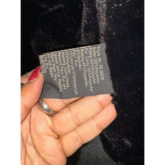 Coalition LA Women's Multicolor Puffer Jacket Size L Hooded Winter Coat - Picture 5 of 10